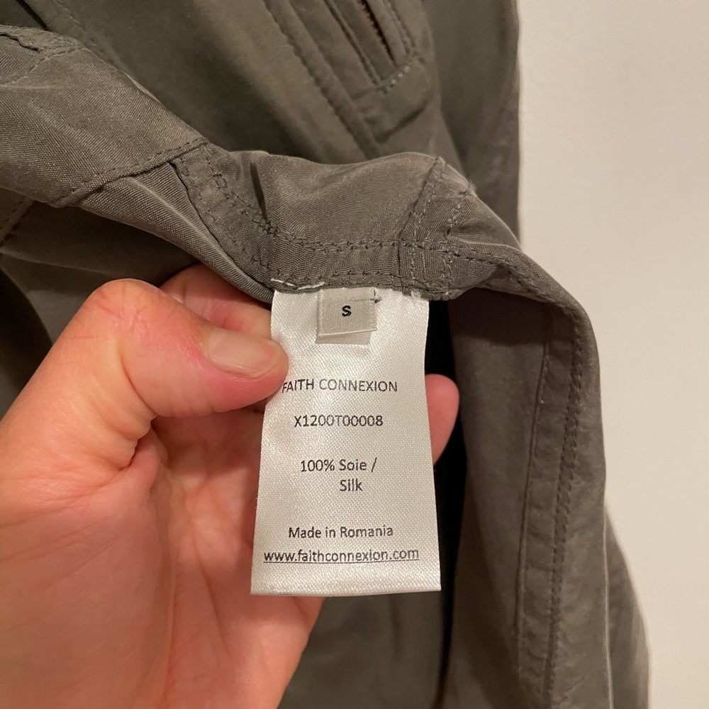 Faith Connexion Olive Military Jacket - Picture 7 of 10